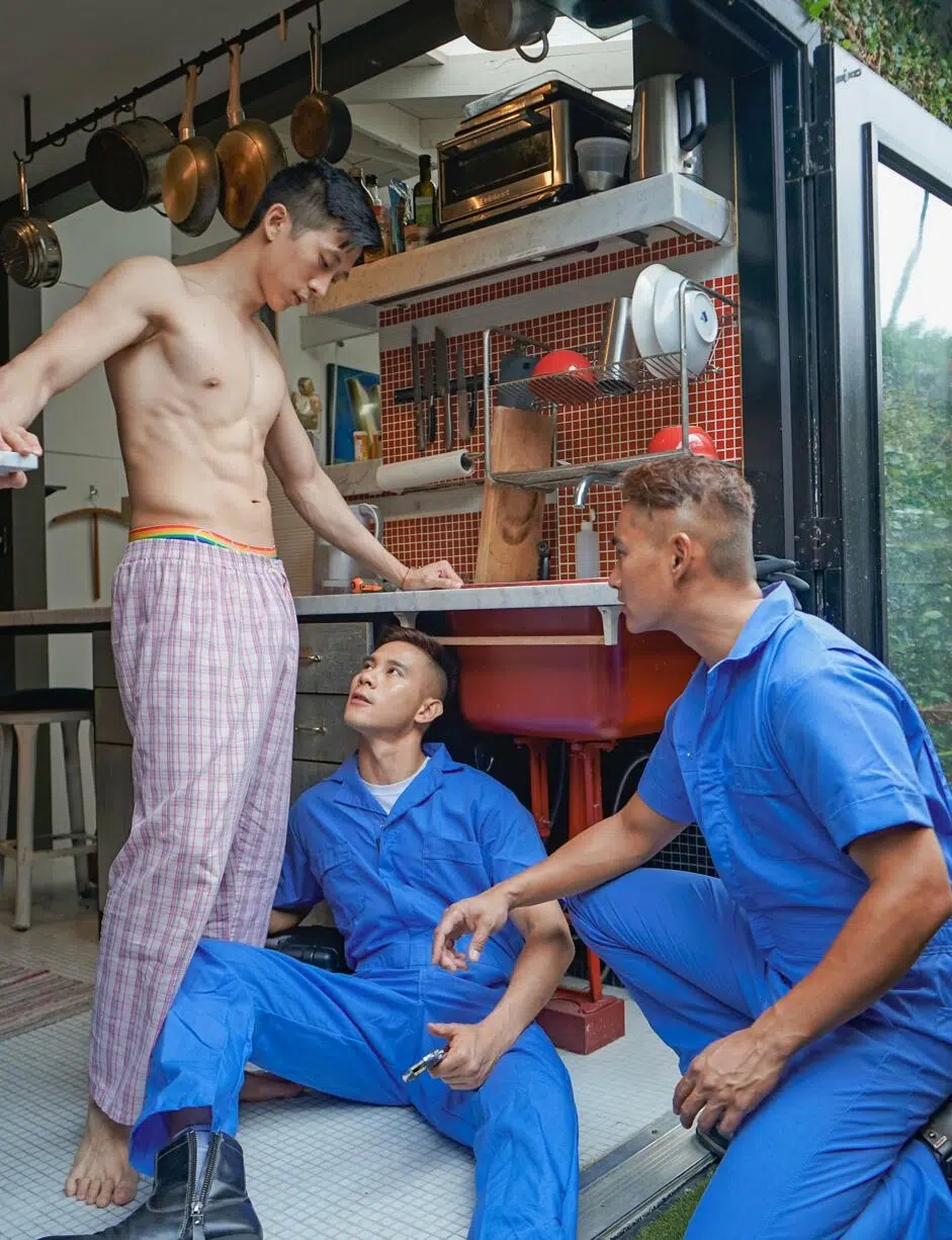 Blind Fold & Fuck Me – Ho Vinh Khoa & Rhonee ‖ R+【PHOTO+VIDEO】