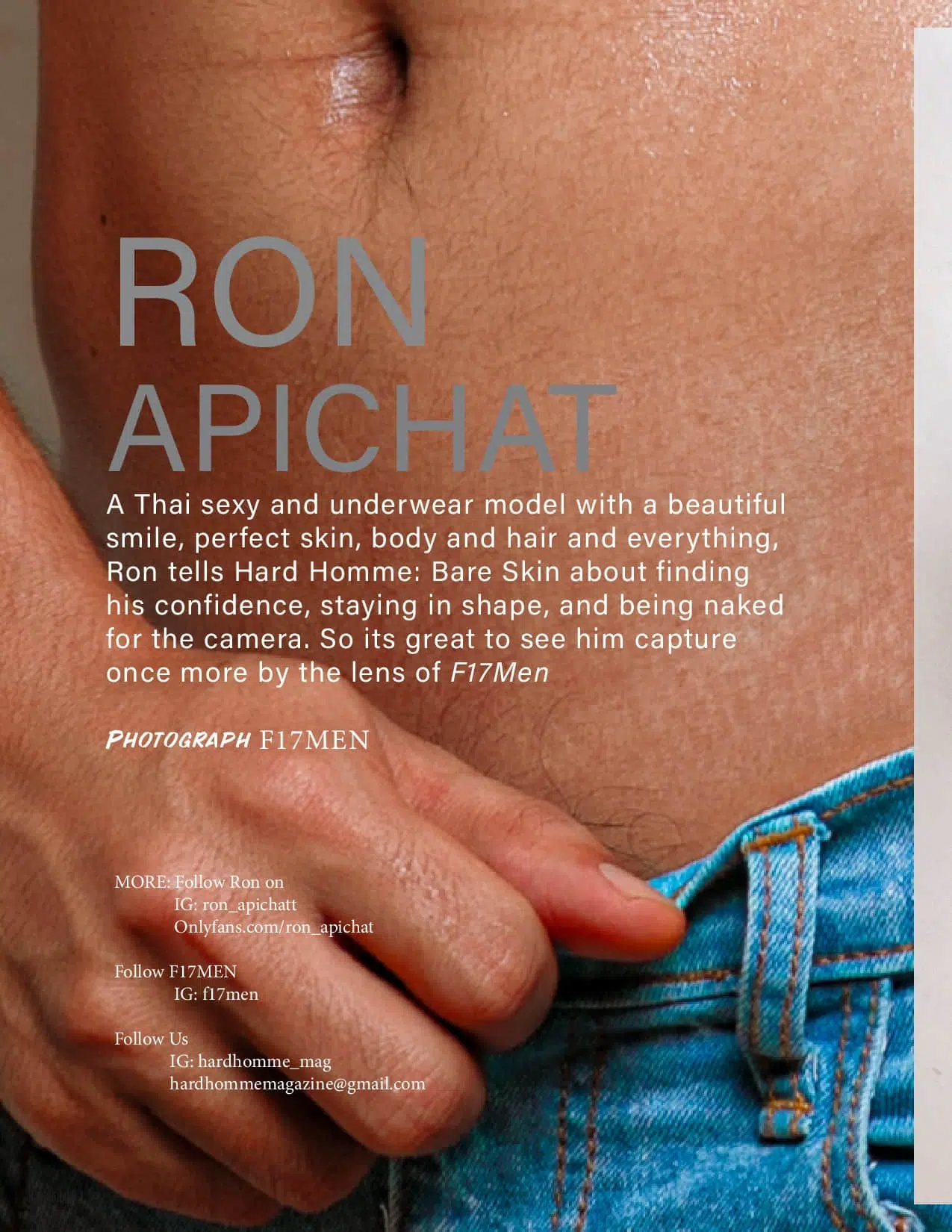 HardHOMME No.1 Bare Skin ‖ R+【PHOTO】