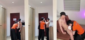 Snack19 x The Boy orange shirt P1